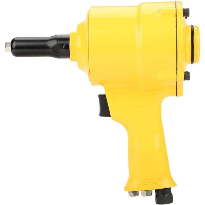 Pince à Rivets Pneumatique - Capacité 2.4-6.4mm Avec 50 Rivets