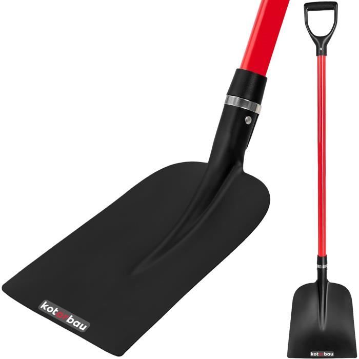 Pelle à Sable Professionnelle 120 Cm - Lame Acier Trempé - Manche Ergonomique - Pour Jardin, Chantier, Transport Terre