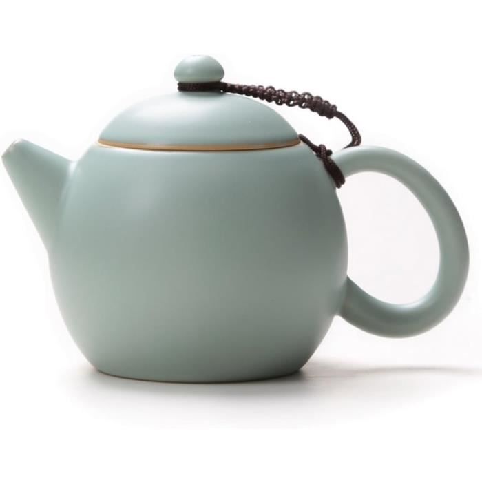 Warmhm Théière Chinoise Rétro Céramique 210ml Avec Infuseur - Style Vintage Pour Maison Et Cuisine