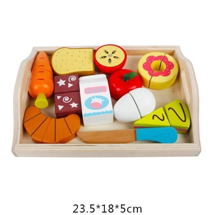 HDGSAFD 43 Mini Jouets De Maison + 7 Accessoires Fruits – Set Complet Pour Poupée Et Jeux De Rôle