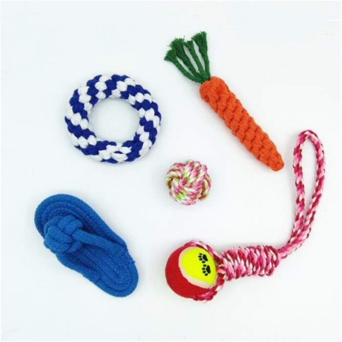 Lot De 5 Jouet Pour Chien Chat En Corde Rongeur Préservation De Déplacement De Vos Affaire Par Chatchien