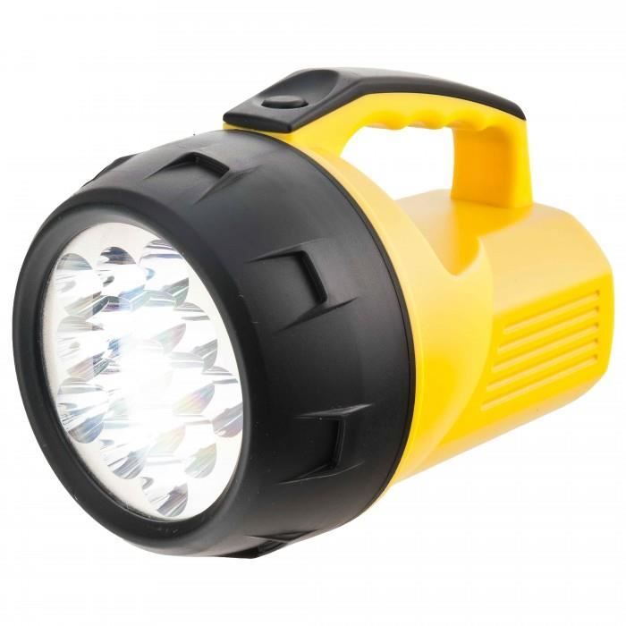 Lampe torche 16 LED a piles. Tres puissante et resistante. Fonctionne avec 4 piles LR 20