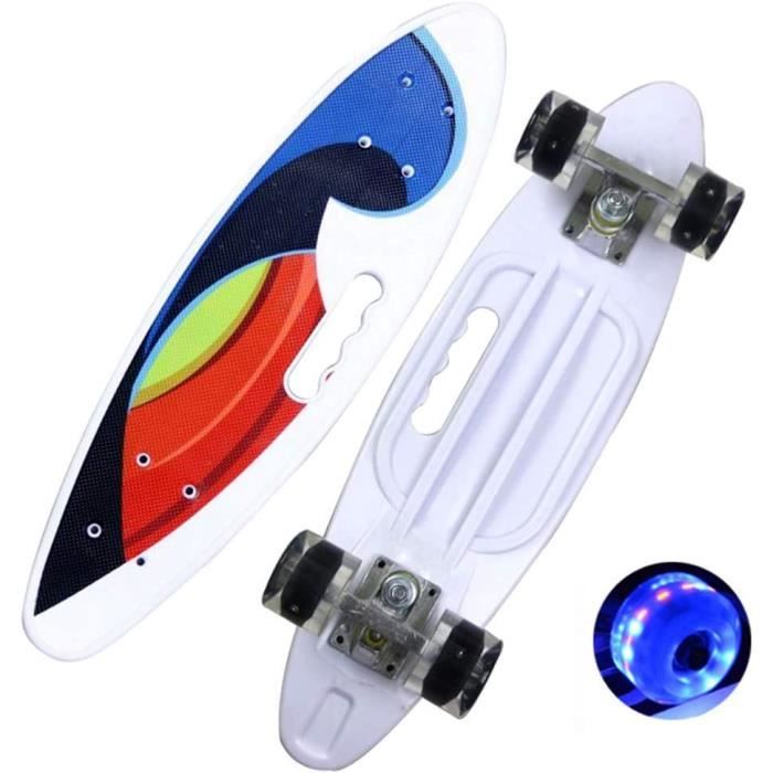 Planche à Roulettes Spider-Man FISZKA 55 Cm – Antidérapant, Léger, Roues PU 60 Mm ABEC-7, Charge Max 50 Kg, Pour Enfants