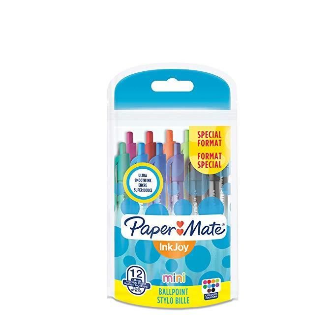 Paper Mate InkJoy 100 Cap Mini Kugelschreiber – 10er Pack Bunt Sortiert