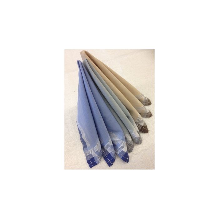 Lot De 20 Mouchoirs En Coton Tobeni 40x40 Cm - Couleurs Variées, Lavable à 60°C, Qualité Supérieure