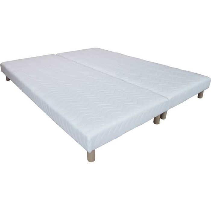 ENSEMBLE DE 2 SOMMIER TAPISSIER 90x200 - Achat / Vente ...