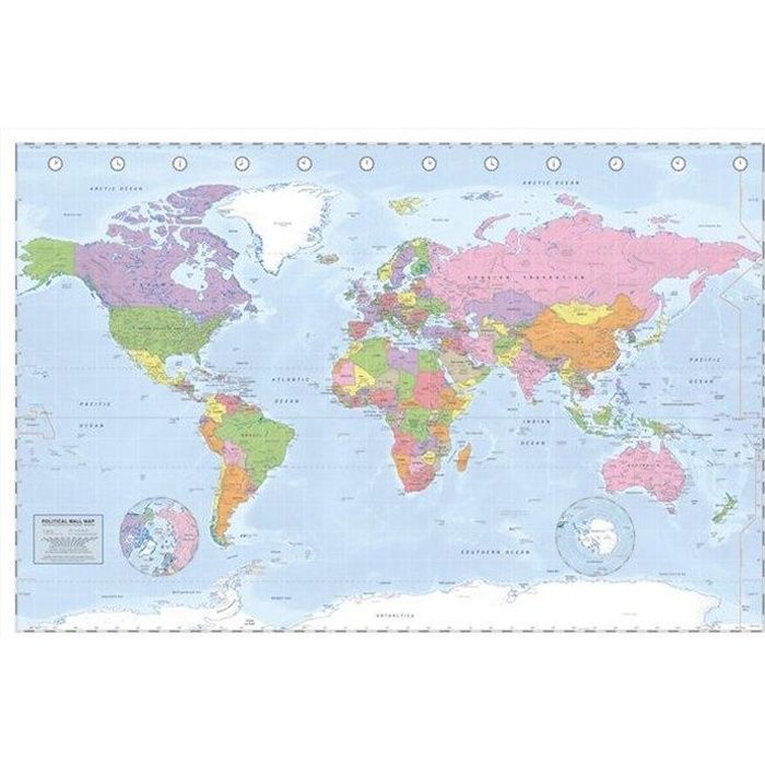 image carte du monde