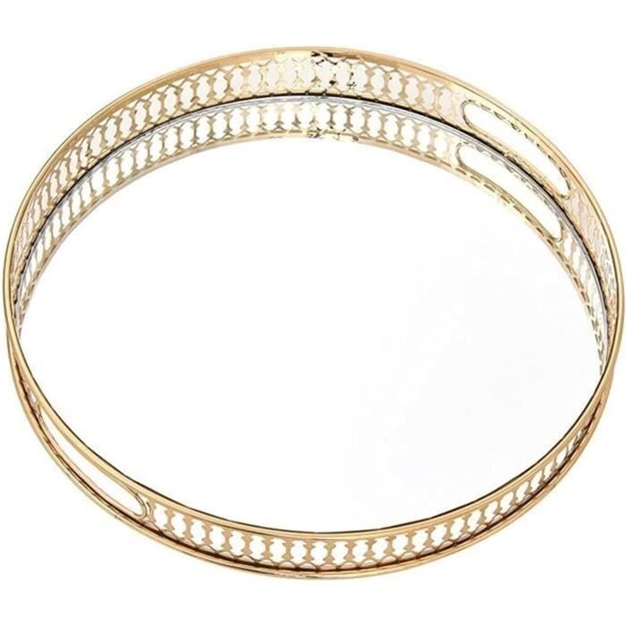 Yamfurga Plateau Miroir Décoratif Rectangulaire De Style Français