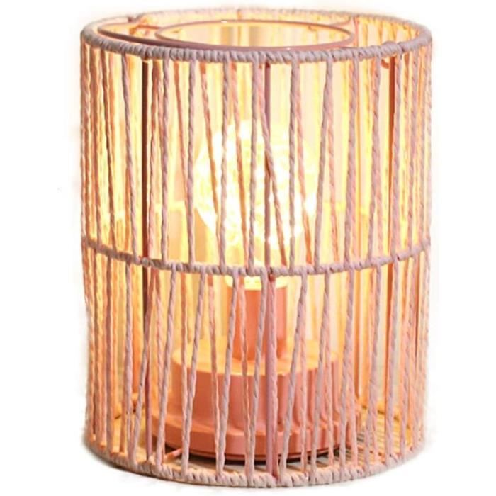 Lampe De Table Cage En Métal, Lampe D'Appoint Sans Avec Ampoule Led