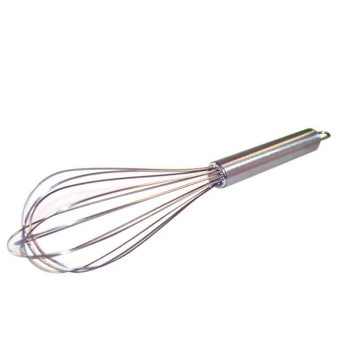 Batteur /à oeufs de 10 pouces en acier inoxydable Fouet M/élangeur /à main Cr/ème /à l/œuf Remuer Accessoires de cuisine M/élangeur /à oeufs Agitateur Fouet Batteur Outil pour batteur /à oeufs Fouetter