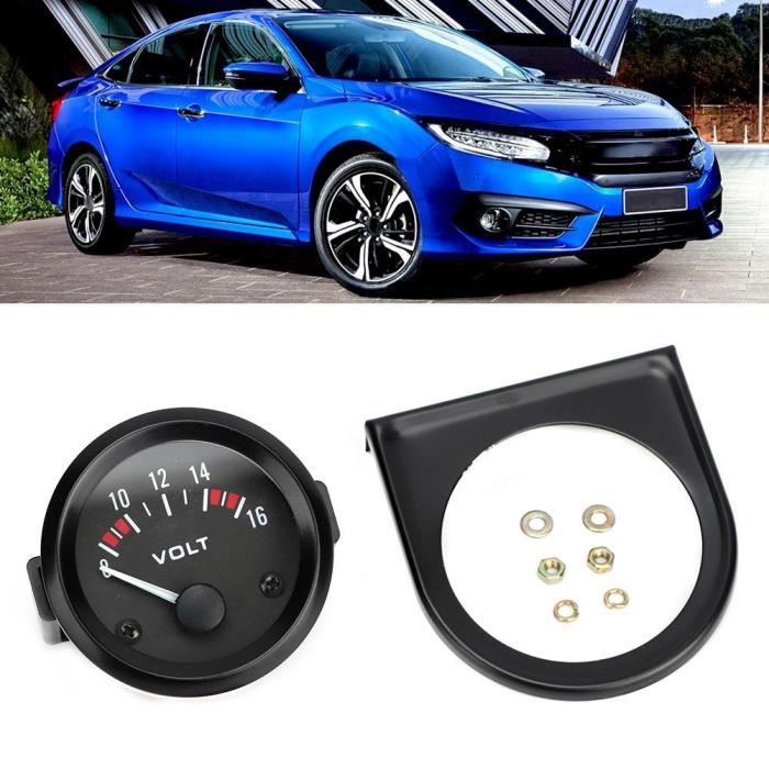 Universal Voltmeter 52mm Für Auto - 12V Batteriespannungsmesser 8-16V