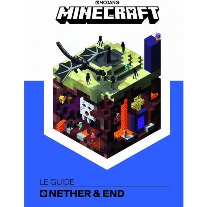 Livre minecraft, le guide officiel du nether et de l ender Cdiscount Librairie