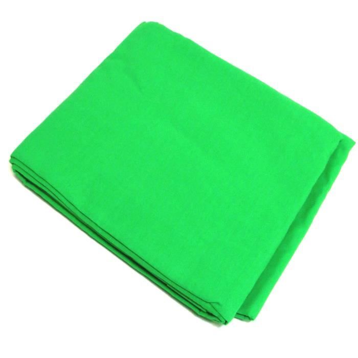 Toile de Fond Verte Portable, Green Screen Chromakey Professionnelle pour Photo, Vidéo, Jeux en