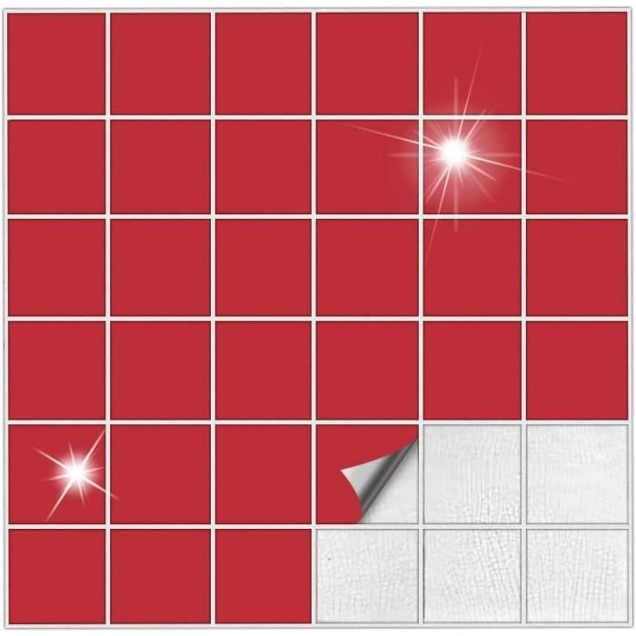 YUENFONG Lot de 10 Autocollants pour Carrelage, Auto