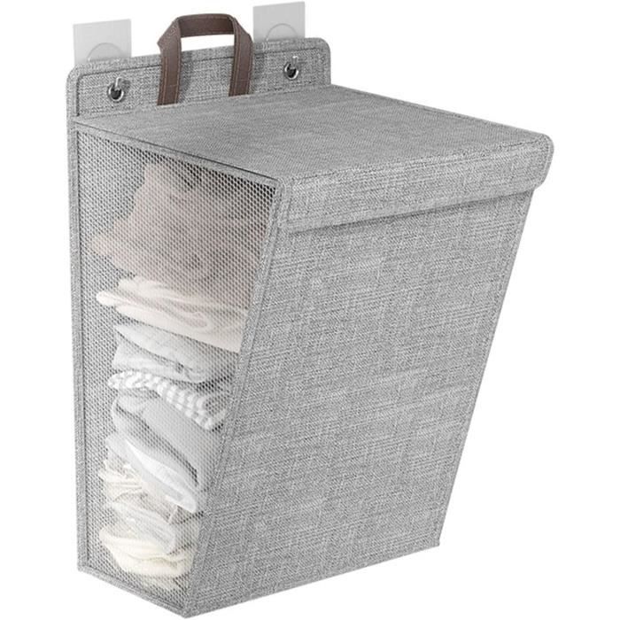 Gris Poche Suspendue, 5 Poches Sac De Rangement Suspendu Mural, Mural