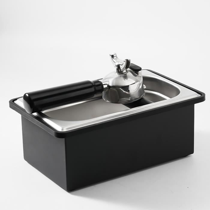 Récipient à Café Expresso En Bois Avec Bac à Marc Amovible – Élégant Et Pratique Pour Barista