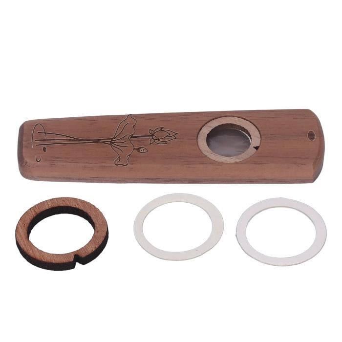 Dioche Bois Kazoo Diaphragme Kazoo FlûTe, Kazoo Professionnel en Bois