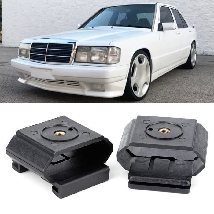 Lot De 2 Supports Pare-Chocs Mercedes 190 W201 1986-1993 | Pièce Remplacement Direct