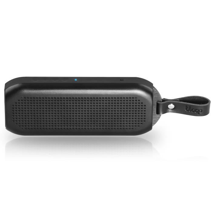 Connexion Bluetooth Autonomie 10h 1 Micro Amélioré Bloop Argent - 2 Haut-Parleurs DIVACORE IPX7 Solide et Waterproof Enceinte Portable sans Fil Filaire 1 Woofer NFC 