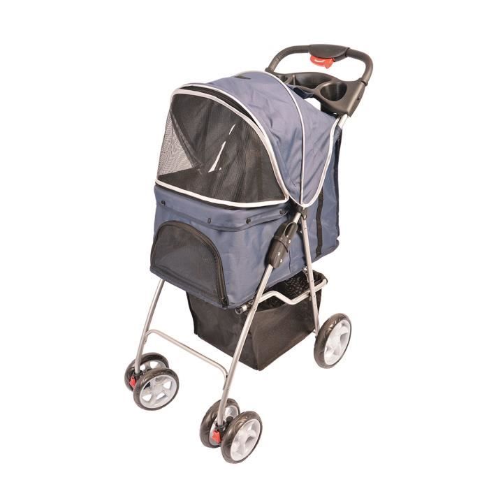 Comparer les prix de DUVO Pet Buggy 4 roues - 80x46x100 cm - Pour chat et chien