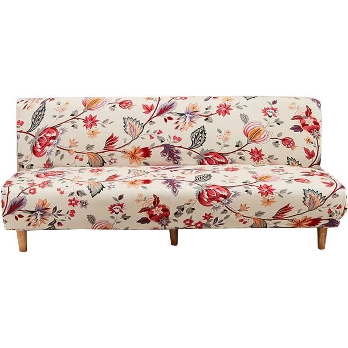 Meigeh Housse Clic Clac Housse De Canapé Sans Accoudoirs Housse Canapé