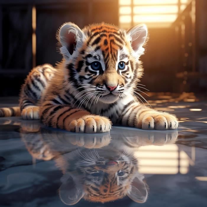 Kit Diamond Painting 5D Aquila Tigre Lupo - Ricamo Diamanti 30x40cm, Decorazione Parete, Regalo Creativo - Foto 11