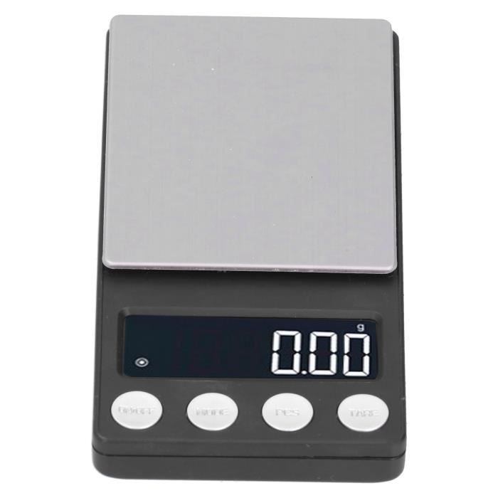 Balance électronique De Poche Précise - Capacité 200g, Précision 0.01g, écran LCD Rétroéclairé, Fonction Tare