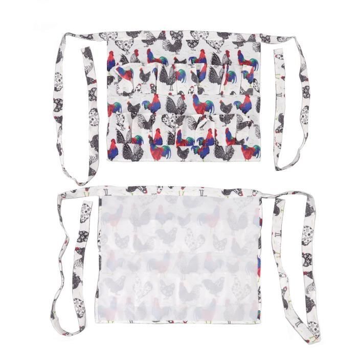 Tablier De Ramassage D'œufs 3 Poches Tablier De Ramassage Des Mains Poulet Canard Oie Caille Oeufs Petites Fraise 95031116
