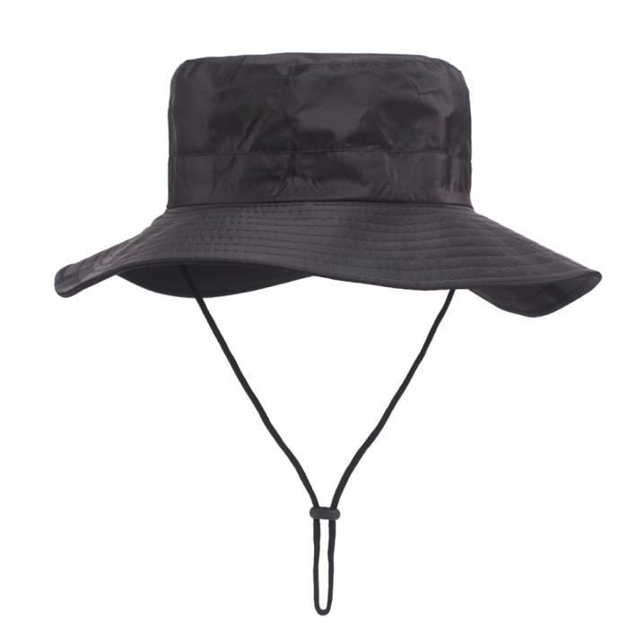 Chapeau Parapluie NEW-Vi - Pliable Et Réglable - Multifonction Pour Pêche Et Extérieur - Protection Soleil Et Pluie