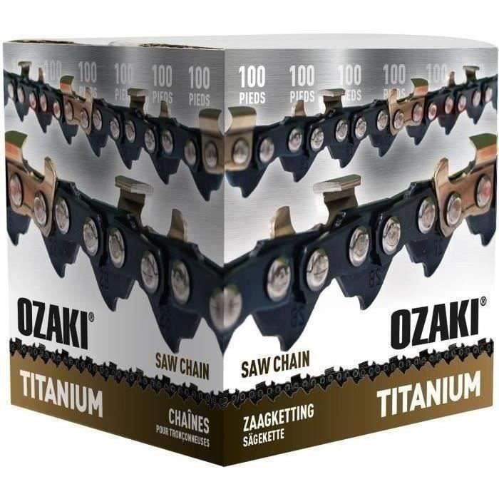 Rouleau de chaîne de tronçonneuse OZAKI semi-carrée