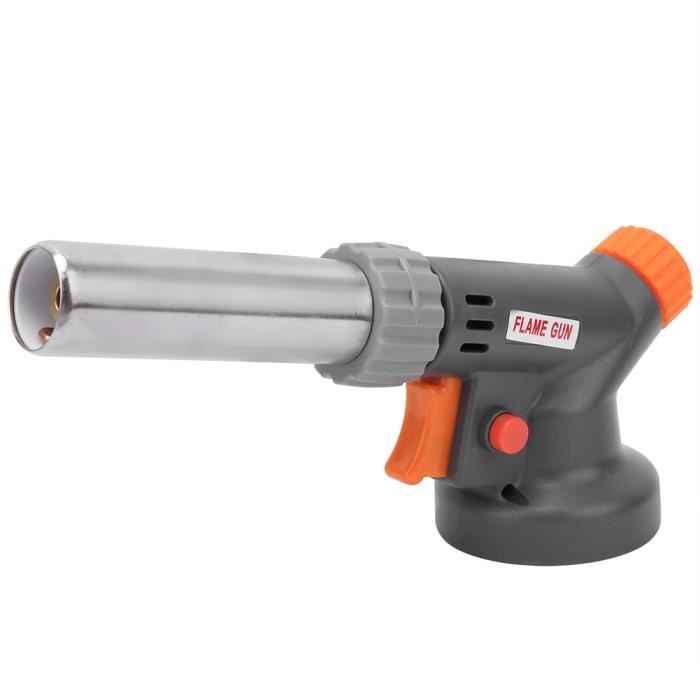 Briquet à Gaz Géant BIC Mega Lighter 20 Cm - Allumage Électronique Piézo, Noir, Idéal Cheminée, Barbecue, Cuisinière