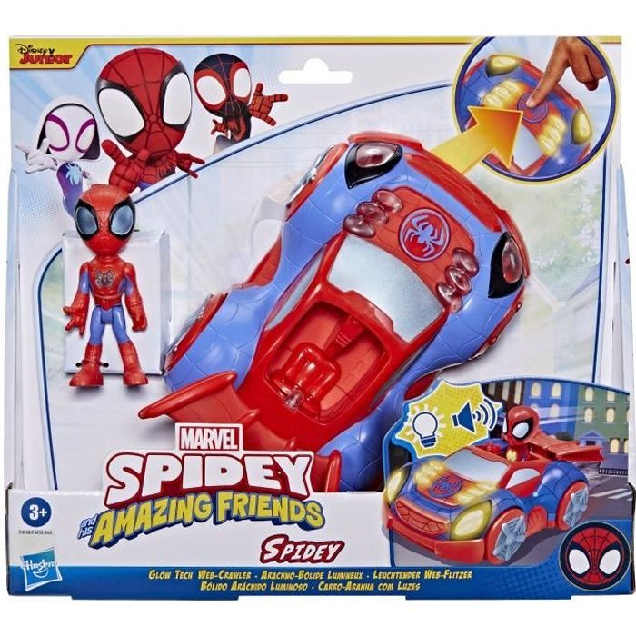Véhicule lumineux Arachno-bolide Spidey et ses Amis Extraordinaires de  Marvel - Cdiscount Jeux - Jouets