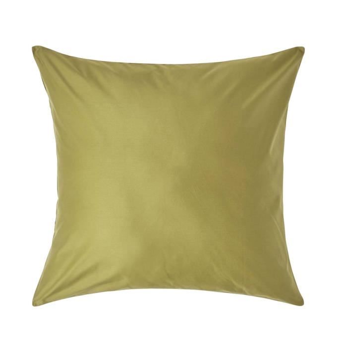 Taie D'Oreiller Satin Coton Égyptien 330 Fils - 50x90cm - Crème - Homescapes