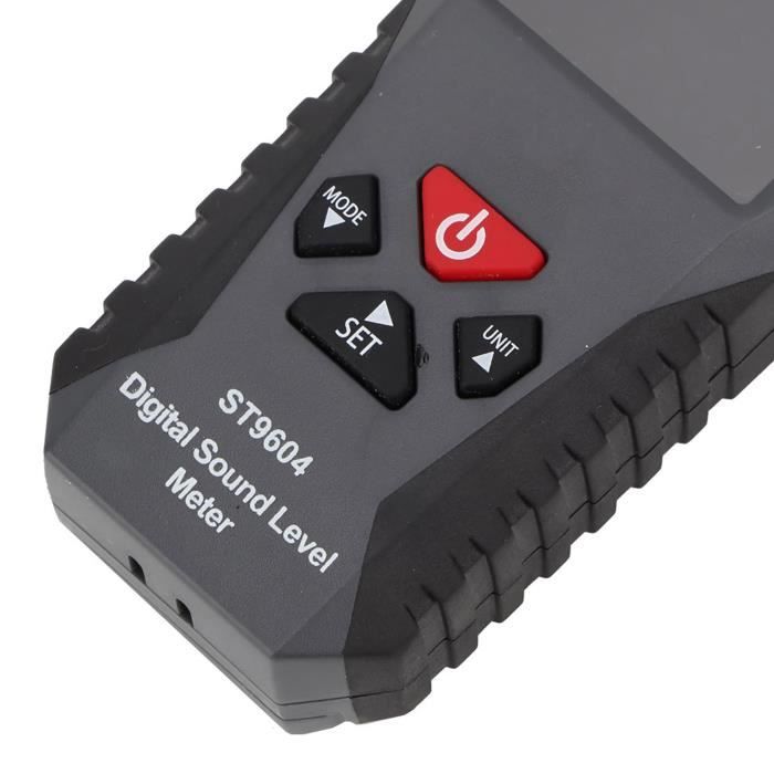 Sonomètre SMART SENSOR ST9604 - Mesure Bruit 30-130dB Avec Enregistrement | Testeur Précision