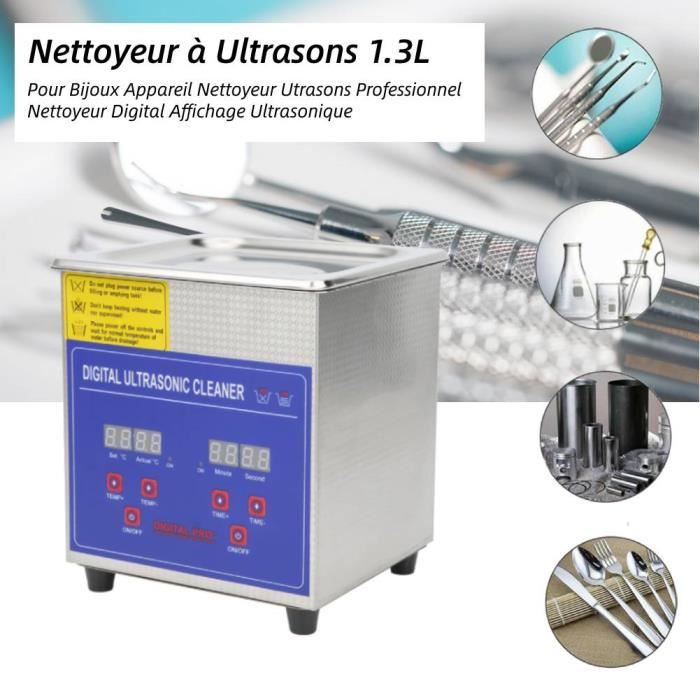 Bac ultrasons,Nettoyeur A Ultrasons 3L Ultrasonic Cleaner Professionnel  Nettoyeur Digital Affichage Ultrasonique (3L) -PAI - Cdiscount  Electroménager