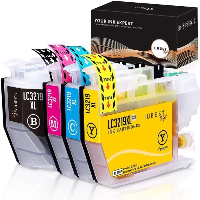 CARTOUCHE D'ENCRE COMPATIBLE BROTHER LC3219XLC LC 3217 CYAN