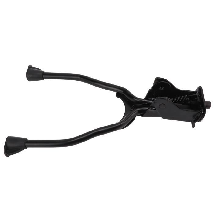 Béquille Double Jambe Réglable MASSLOAD KA56S Pour Vélo - Argentée, Système 2 En 1, Maintien Stable