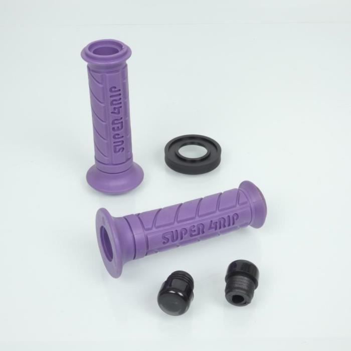 Poignées De Guidon Pour Vélo Enfant – Antidérapantes, 4 Couleurs, Caoutchouc Souple, 105 Mm, Pour Scooter/BMX/VTT