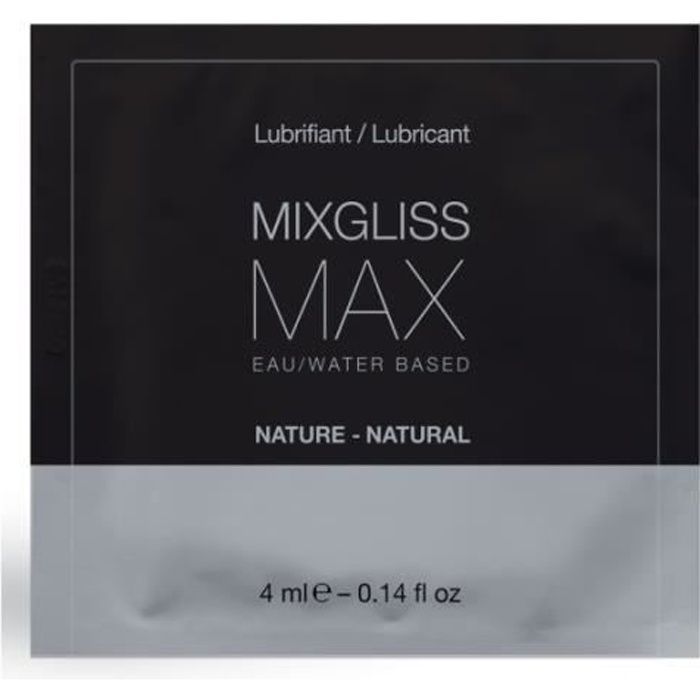 Lubrifiant Anal MAX En Dosette – Marque MIXGLISS, Neuf, Pour Usage Unisexe