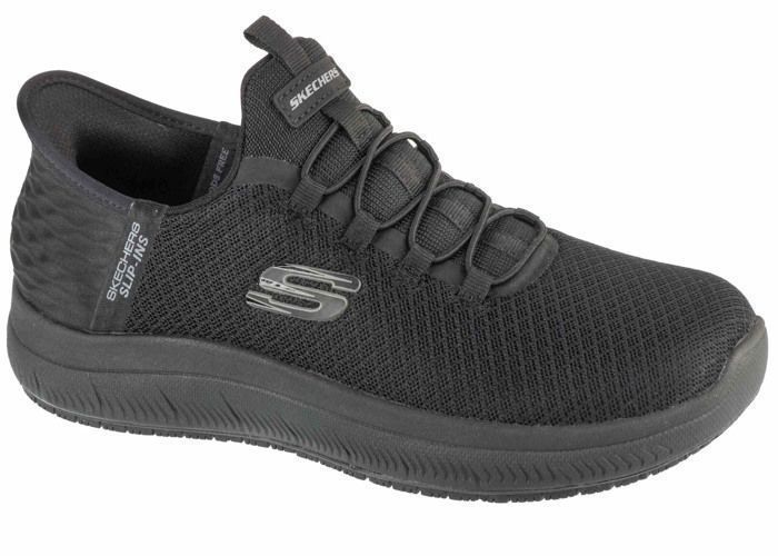 Baskets antidérapantes pour femmes SKECHERS Summits SR Noir
