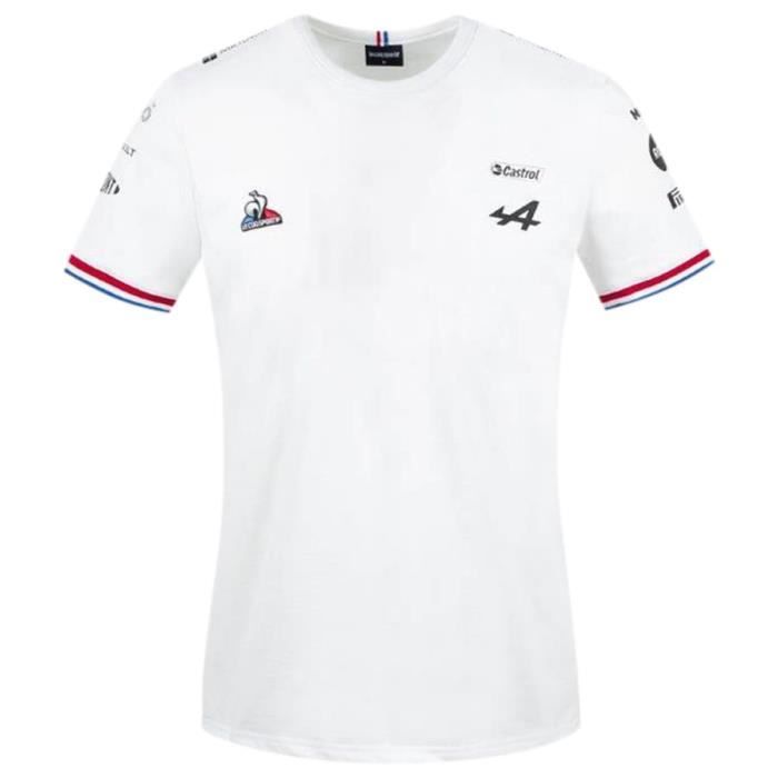 T shirt Femme Alpine Renault F1 Team SS Racing Officiel F1 Blanc Cdiscount Sport