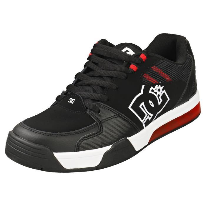 Baskets DC Shoes VERSATILE ADYS100669BWA Homme Noir Blanc Rouge