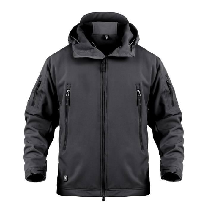 VESTE SOFTSHELL HIVER DE TRAVAIL HOMME FALCON NOIR