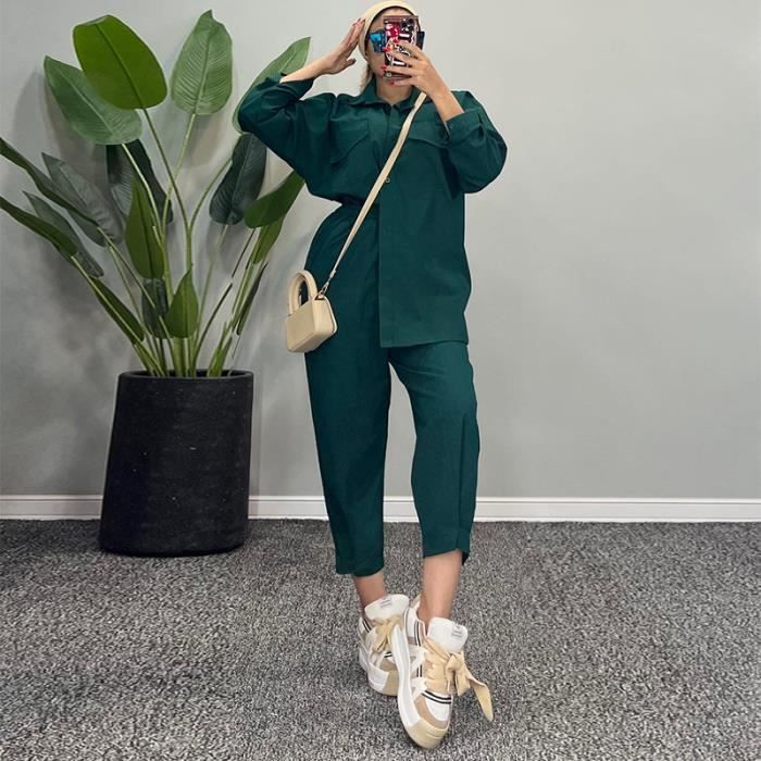 Ensemble Vêtements Femme Ensemble Vêtement Femme Amropi Haut Col