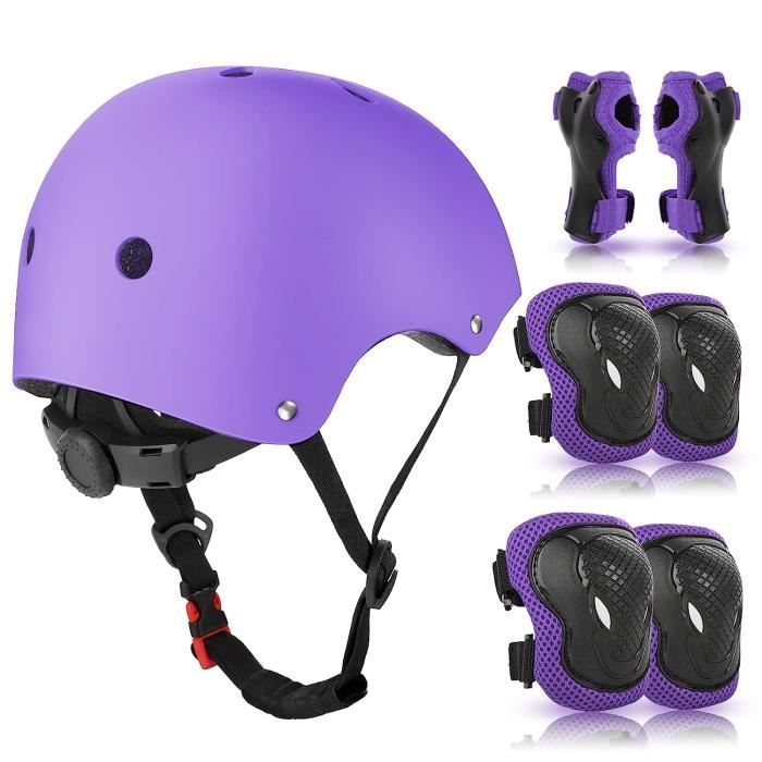 Enfant Protection Genoux,Kit de Protection Roller Enfant 6 en  1,Genouillères,Skateboard Genouillère,Protège-Poignet Coudières Sport -  Cdiscount Sport