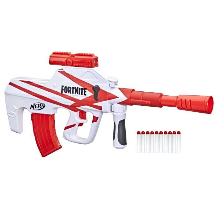 Nerf Fortnite BASR-L, Blaster à verrou et à Chargeur, inclut viseur  Amovible, Chargeur 6 fléchettes, 12 fléchettes Nerf Elite Multicolore :  : Jeux et Jouets