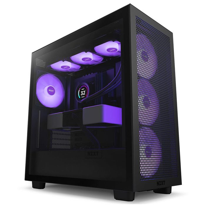 NZXT CASE H7 FLOW RGB BLACK MIDI ATX