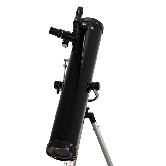 Lunette Astronomique Télescope Omegon 700-76 + Monture Azimutale Type A + Oculaires + Redressement + Barlow