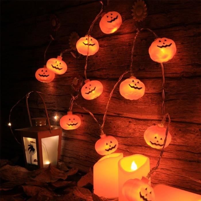 Guirlande Lumineuse Automne 6 Mètres - 40 LED Feuilles D'Érable, Télécommande | Déco Halloween, Noël, Thanksgiving, Intérieur/Extérieur