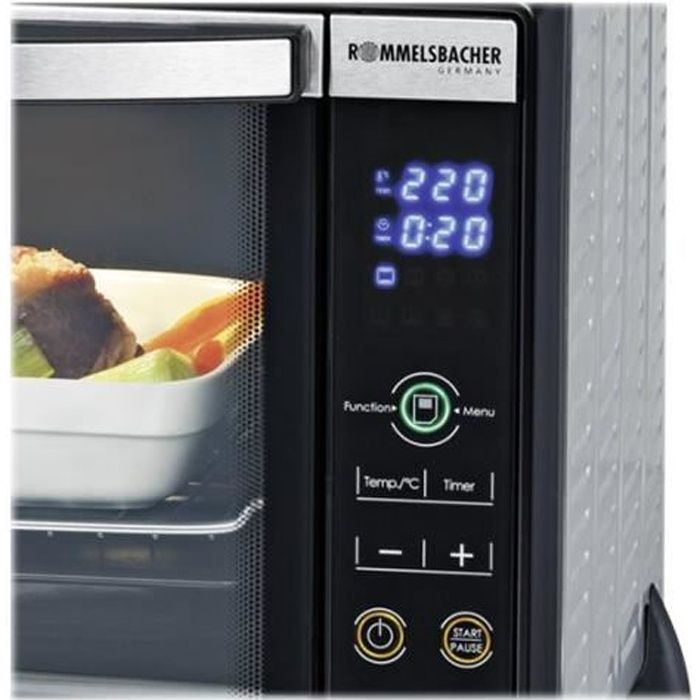 Four électrique convection Rommelsbacher BGE 1580-E 30 litres 1580 Watt inox
